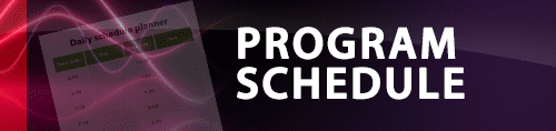 CBR-Program Schedule
